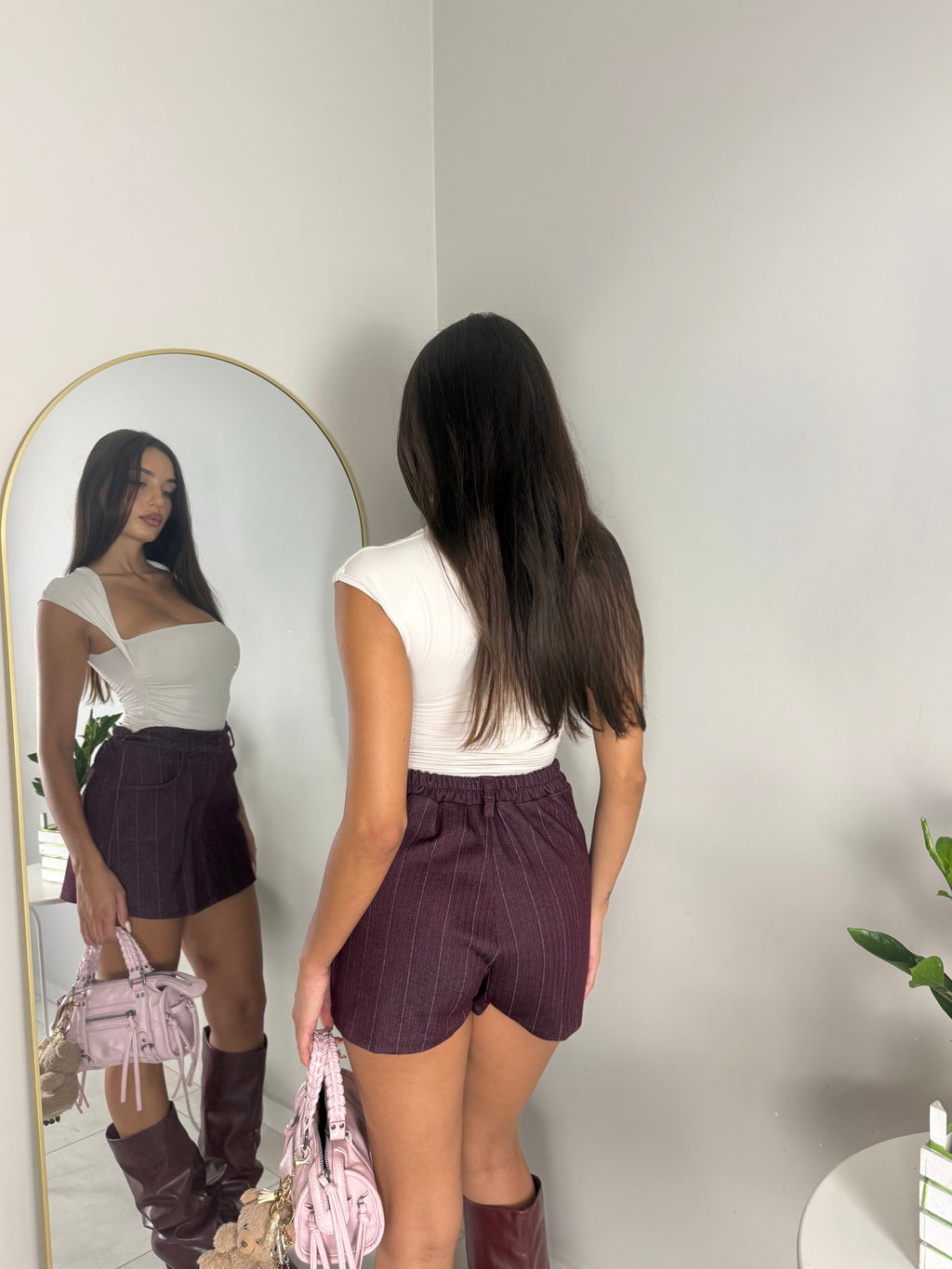 PANTAGONNA BORDEAUX DENIM