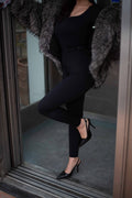 LEGGINS FIT NERO
