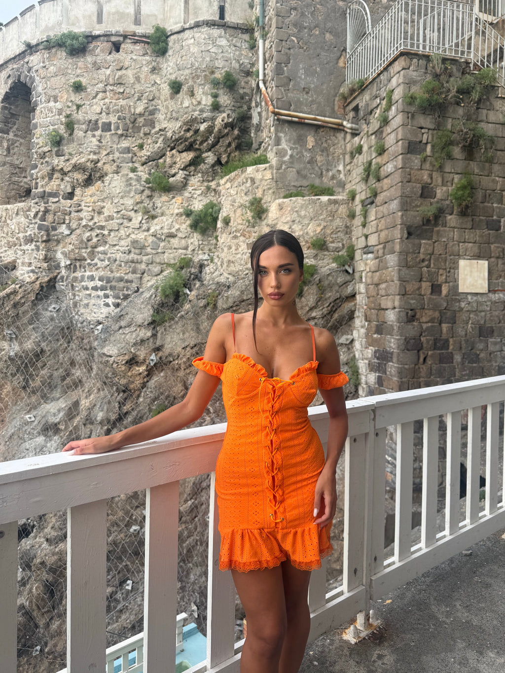 DRESS MELODIE ARANCIO