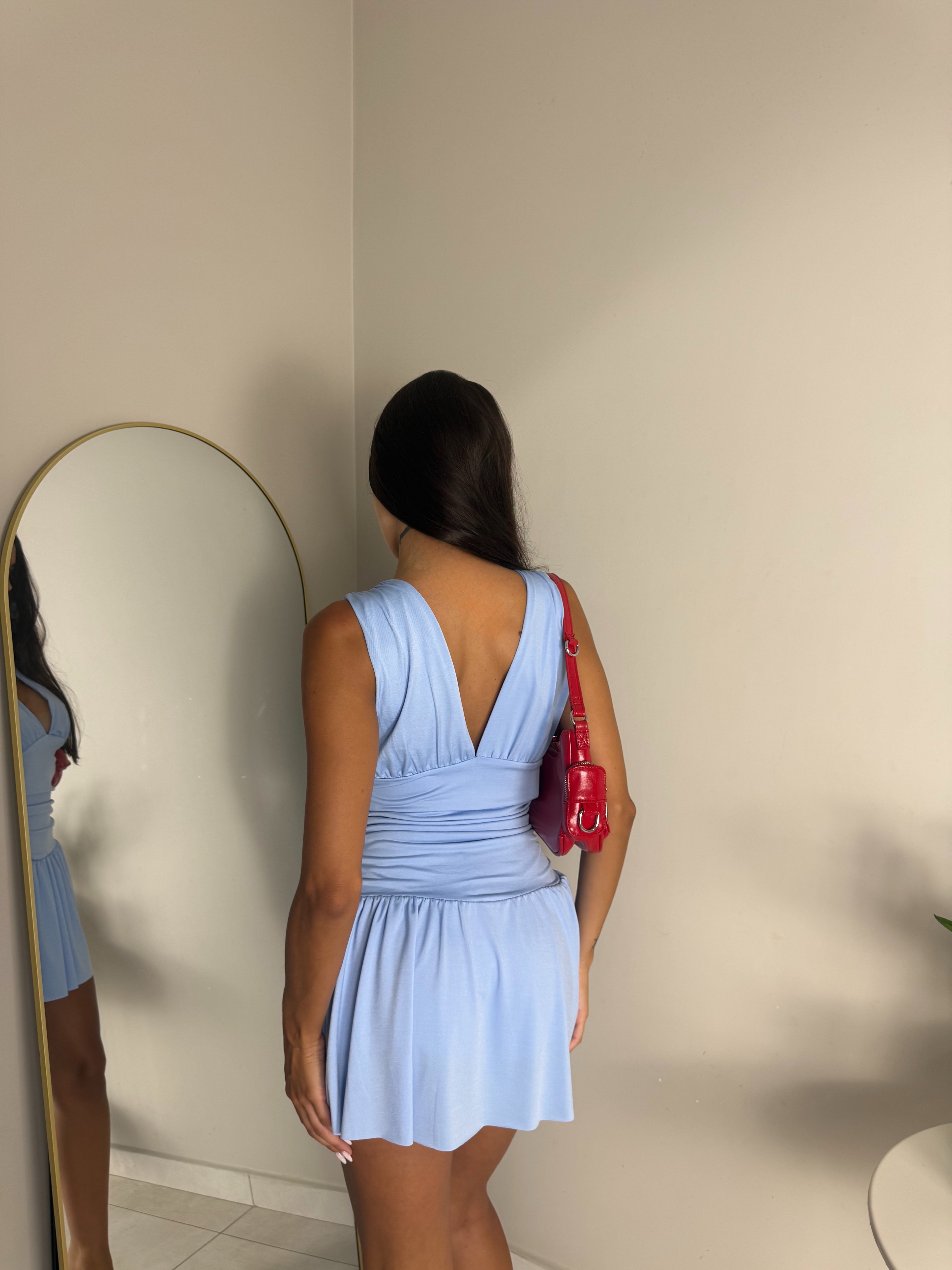 DRESS AURORA CELESTE